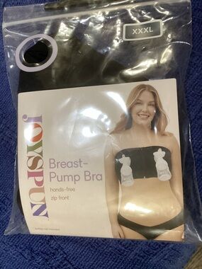Joyspun Breast-Pump Bra in Black XXXL